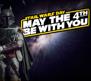 STAR WARS DAY MAY THE 4TH BE WITH YOU | 
